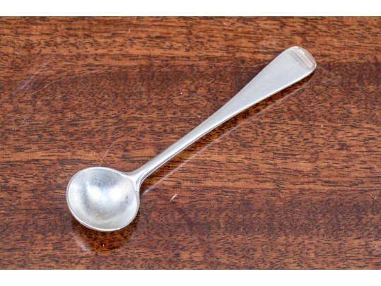 Pair Of Tiffany & Co. Sterling Salt Cellars With Salt Spoons, 5.3 Ozt