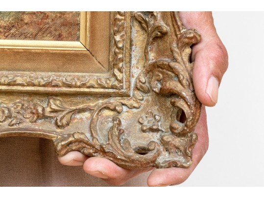 George Clare (British, 1835-1890) Oil On Cavas Floral Still Life