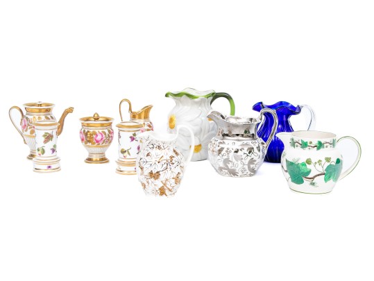 Collection Of Mixed Media Serving Wares