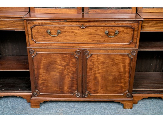 Antique Mahogany Secretary Breakfront, For Restoration