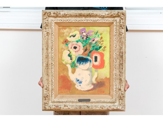 Jean-Isy De Botton (French, 1898-1978) Oil On Canvas Still Life