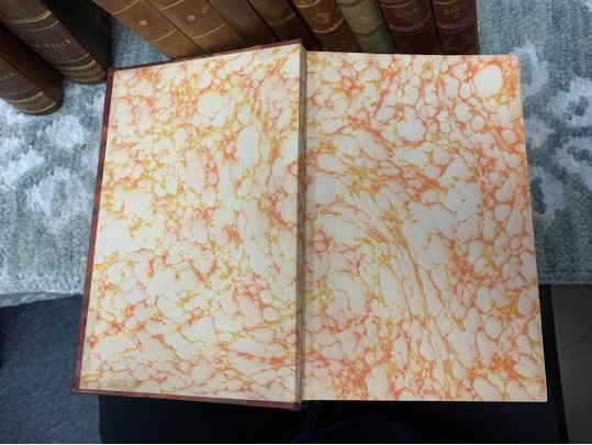 Collection Of Antique & Semi Antique Leather & Cloth Bound Books 