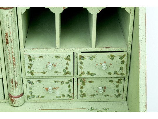 Habersham Plantation Hand-painted And Signed Secretary