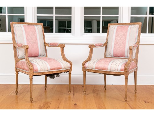 Pair Of Meyer, Gunther & Martini's Louis XVI Style Fauteuil