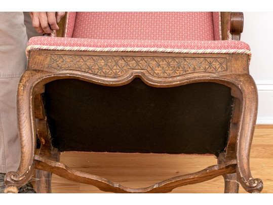 Louis XVI Style Wingback Chair