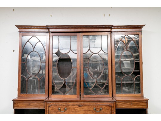 Antique Mahogany Secretary Breakfront, For Restoration