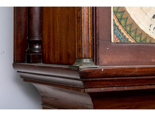 Impressive American Federal Mahogany Tallcase Clock For Restoration, Ca. 1800-20