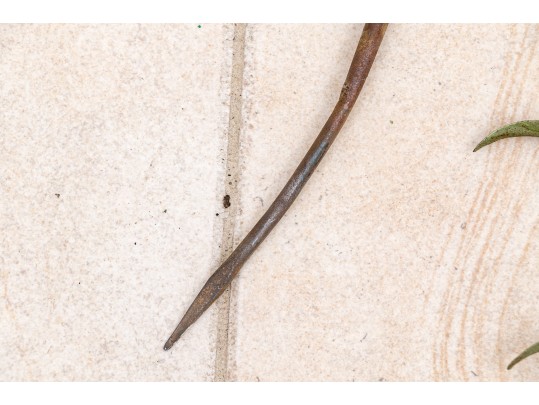 Collection Of 9 Porcelain And Metal White Tulips 