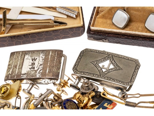 Assorted Lot Of Men's Jewelry