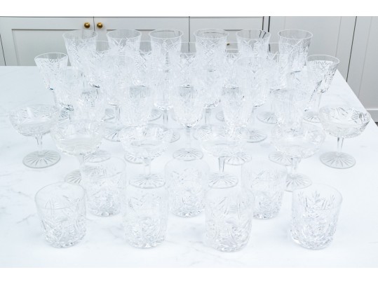 Waterford Crystal Service Ware, 38 Total Pieces