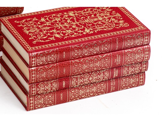 Collection Of 22 Leather Bound Books