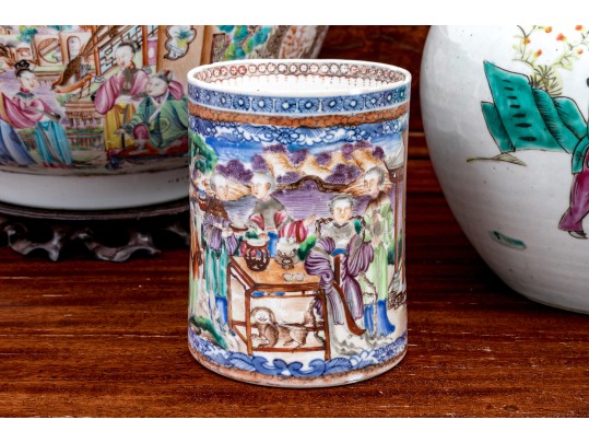 A Collection Of 19th C., Chinese And Chinese Export Porcelain Wares, As Is