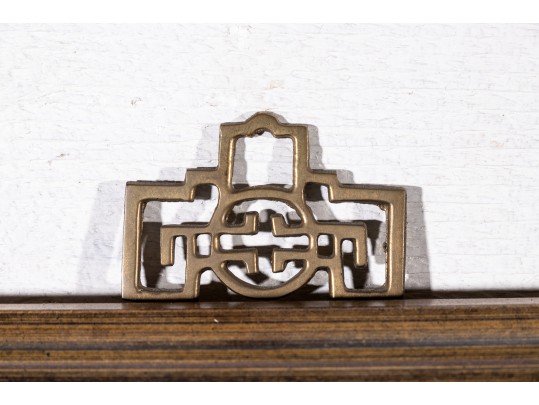 Massive Gilt Framed Imperial Chinese Embroidered Garment Panel