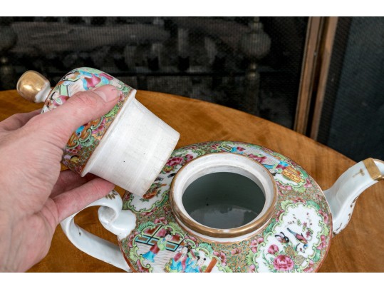 Antique 19th C., Chinese Export Famille Rose Service Wares