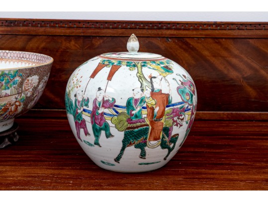 A Collection Of 19th C., Chinese And Chinese Export Porcelain Wares, As Is