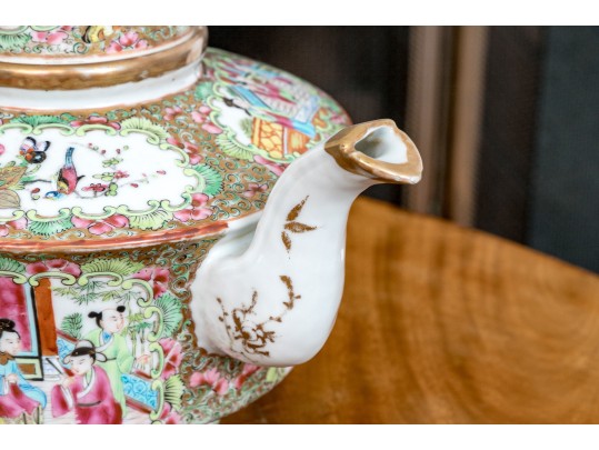 Antique 19th C., Chinese Export Famille Rose Service Wares