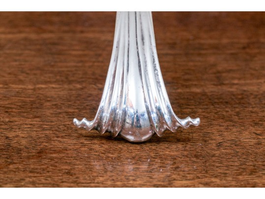 Antique English Sterling Scalloped Ladle, 5.49 Ozt.