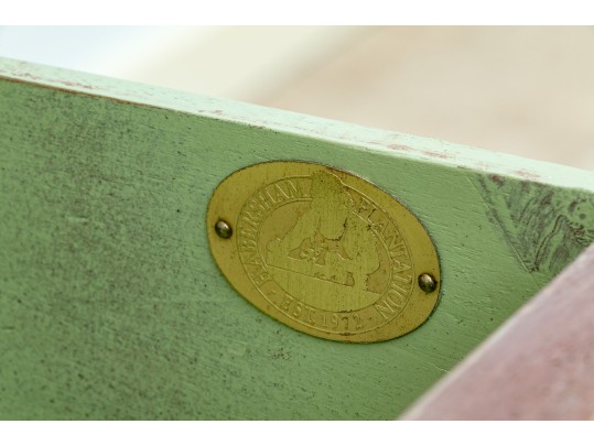 Habersham Plantation Hand-painted And Signed Secretary