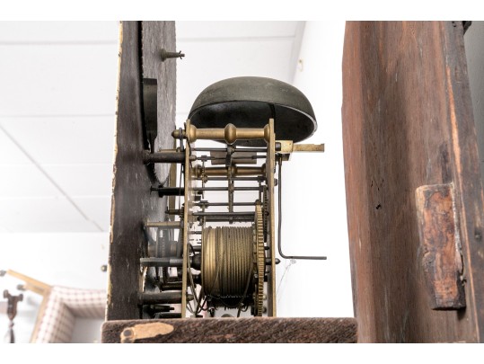 Impressive American Federal Mahogany Tallcase Clock For Restoration, Ca. 1800-20