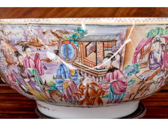 A Collection Of 19th C., Chinese And Chinese Export Porcelain Wares, As Is