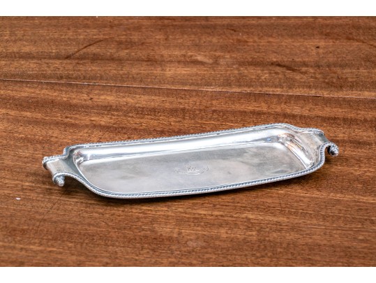 Antique English Sterling Dresser Top Pin Tray, 5.5 Ozt