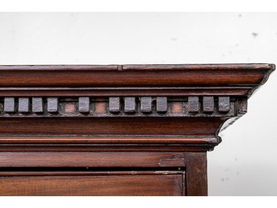 Impressive George III Mahogany Chest On Chest, Ca. 1780-1800
