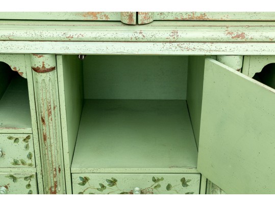 Habersham Plantation Hand-painted And Signed Secretary