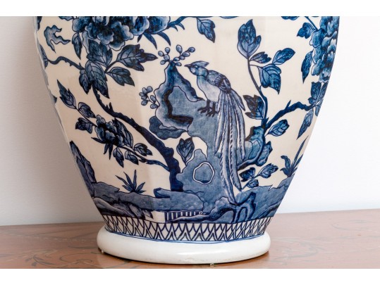 Blue And White Hand-painted Urn, Made In China Exclusively For The Federalist