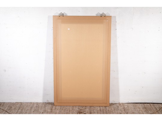 Massive Gilt Framed Imperial Chinese Embroidered Garment Panel