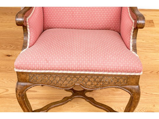 Louis XVI Style Wingback Chair