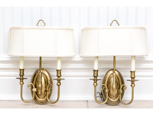 Cambridge LED 15 Inch Burnished Brass Indoor Wall Sconces