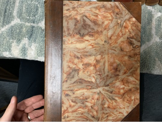 Collection Of Antique & Semi Antique Leather & Cloth Bound Books 