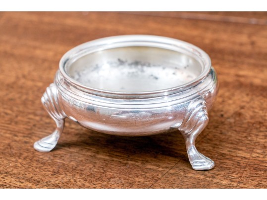 Pair Of Tiffany & Co. Sterling Salt Cellars With Salt Spoons, 5.3 Ozt