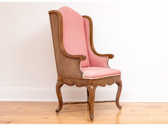 Louis XVI Style Wingback Chair