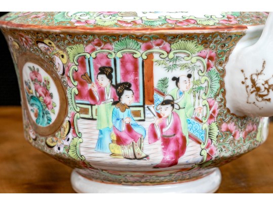 Antique 19th C., Chinese Export Famille Rose Service Wares