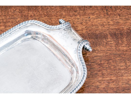 Antique English Sterling Dresser Top Pin Tray, 5.5 Ozt