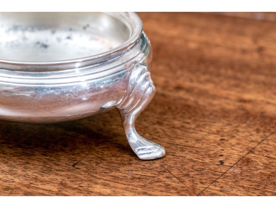 Pair Of Tiffany & Co. Sterling Salt Cellars With Salt Spoons, 5.3 Ozt