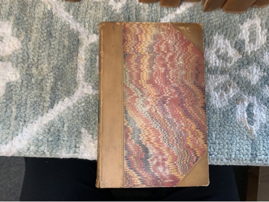 Collection In Excess Of 25 Semi Antique & Antique Leather Bound Books