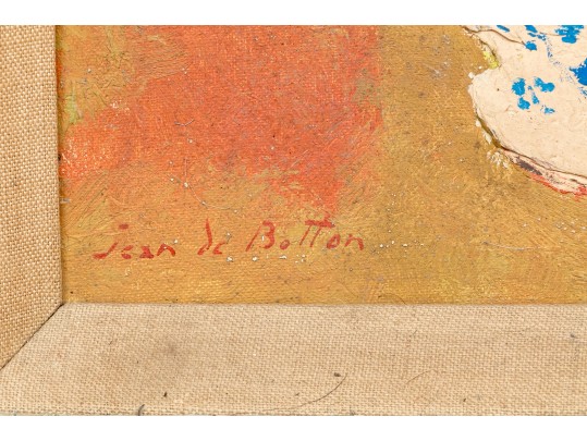 Jean-Isy De Botton (French, 1898-1978) Oil On Canvas Still Life