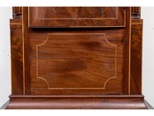 Impressive American Federal Mahogany Tallcase Clock For Restoration, Ca. 1800-20