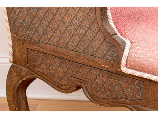 Louis XVI Style Wingback Chair