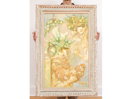 Arturo Piletti (Italian, 1922-1988) Oil On Canvas