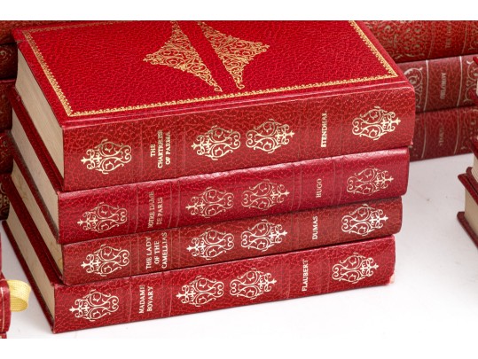 Collection Of 22 Leather Bound Books