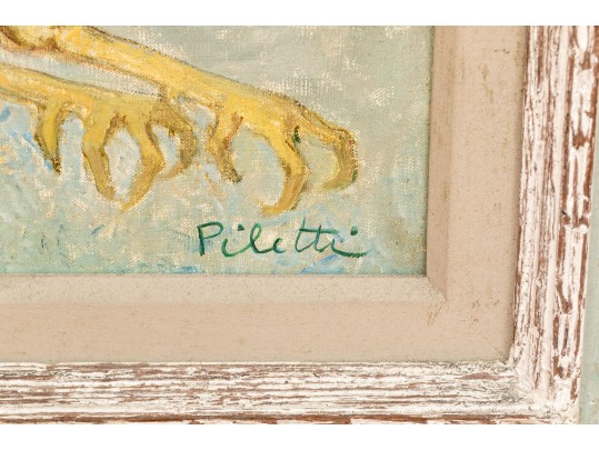 Arturo Piletti (Italian, 1922-1988) Oil On Canvas