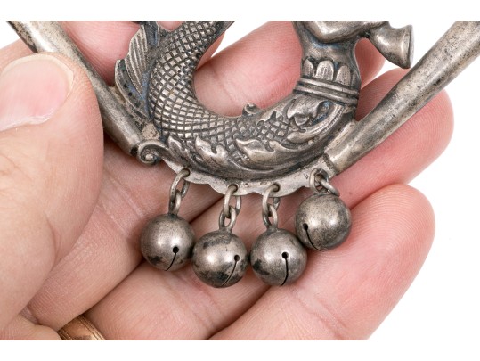 Sterling Mermaid Boatswain  Whistle