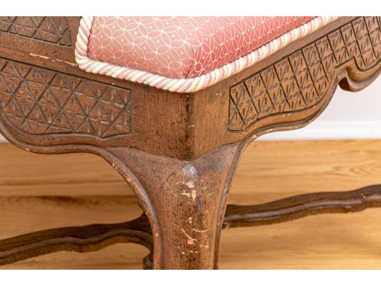 Louis XVI Style Wingback Chair