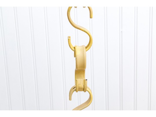 Vintage Oval Tole 12-light Chandelier 