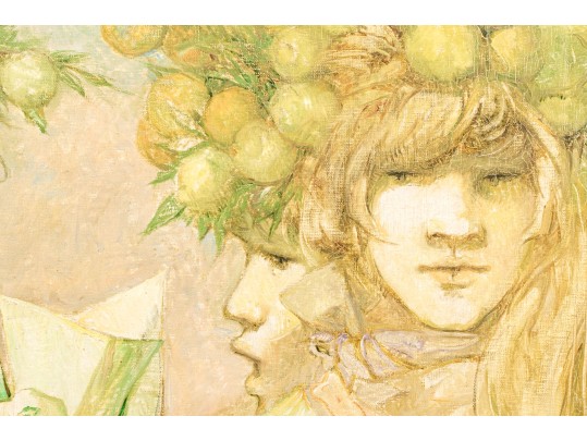 Arturo Piletti (Italian, 1922-1988) Oil On Canvas