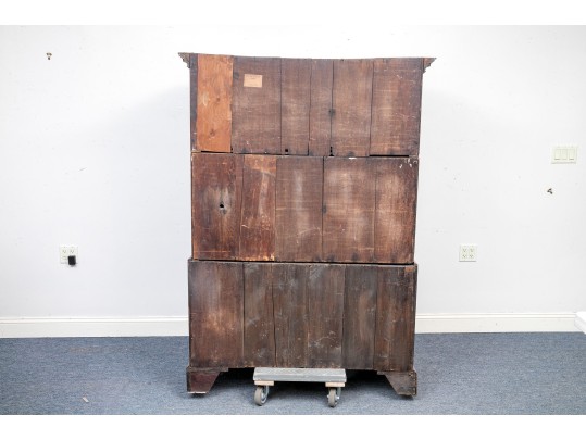 Impressive George III Mahogany Chest On Chest, Ca. 1780-1800
