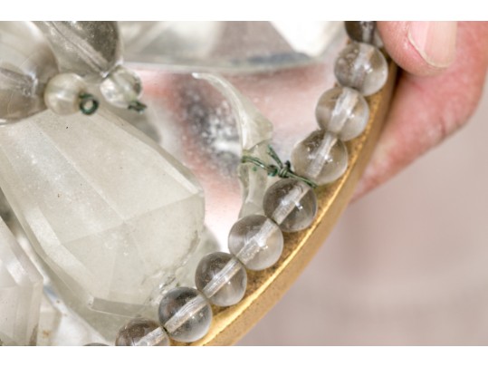 Stunning Antique French Empire Flushmount Ceiling Fixture 